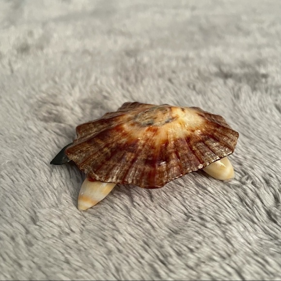 Sea Shell Figurines Set of 3 Mouse, Turtle & Lion - Picture 7 of 16